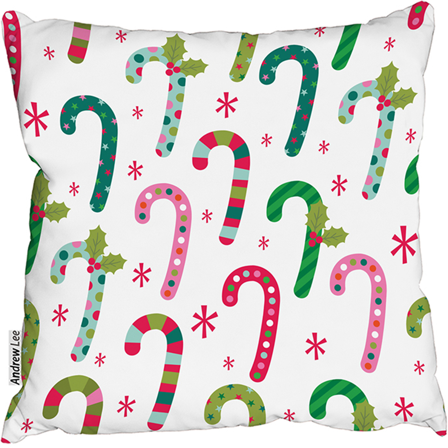 Candy Pattern Outdoor Comfy Cushion - Green / 60cm