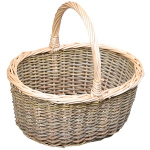 Green Willow Hollander Shopping Basket