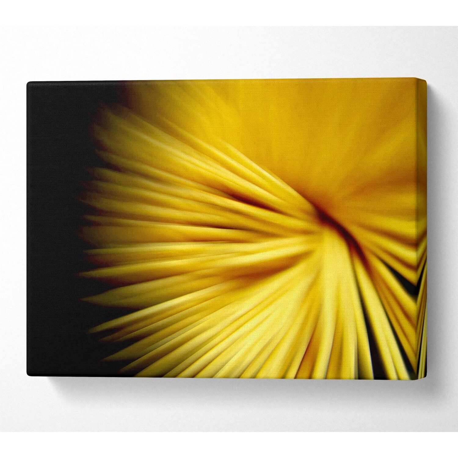 Wallart-Direct - Golden Flare Canvas Print Wall Art - Yellow / 101.6cm thumbnail