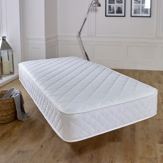Cooltouch Essentials White Diamond 18cm Deep Value Spring Mattress