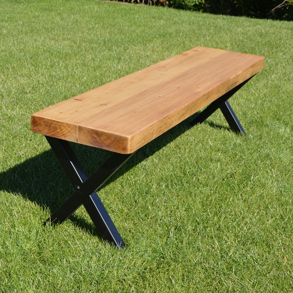 Chunky and Sturdy Outdoor Bench