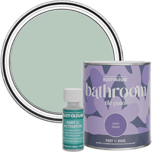 Rust-Oleum Bathroom Tile Paint in Satin Finish - Leaplish 750ml