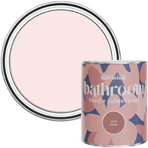 Rust-Oleum Bathroom Wood  Cabinet Paint Satin - Strawberry Vanilla 750ml