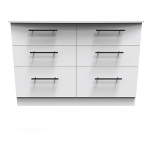 Beverley Ready Assembled  6 Drawer Midi Chest