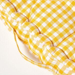 Homescapes Copricuscino Gingham Check – 100% Cotone – Quadri Blu E Bianco – 30x50 Cm – Lavabile In Lavatrice