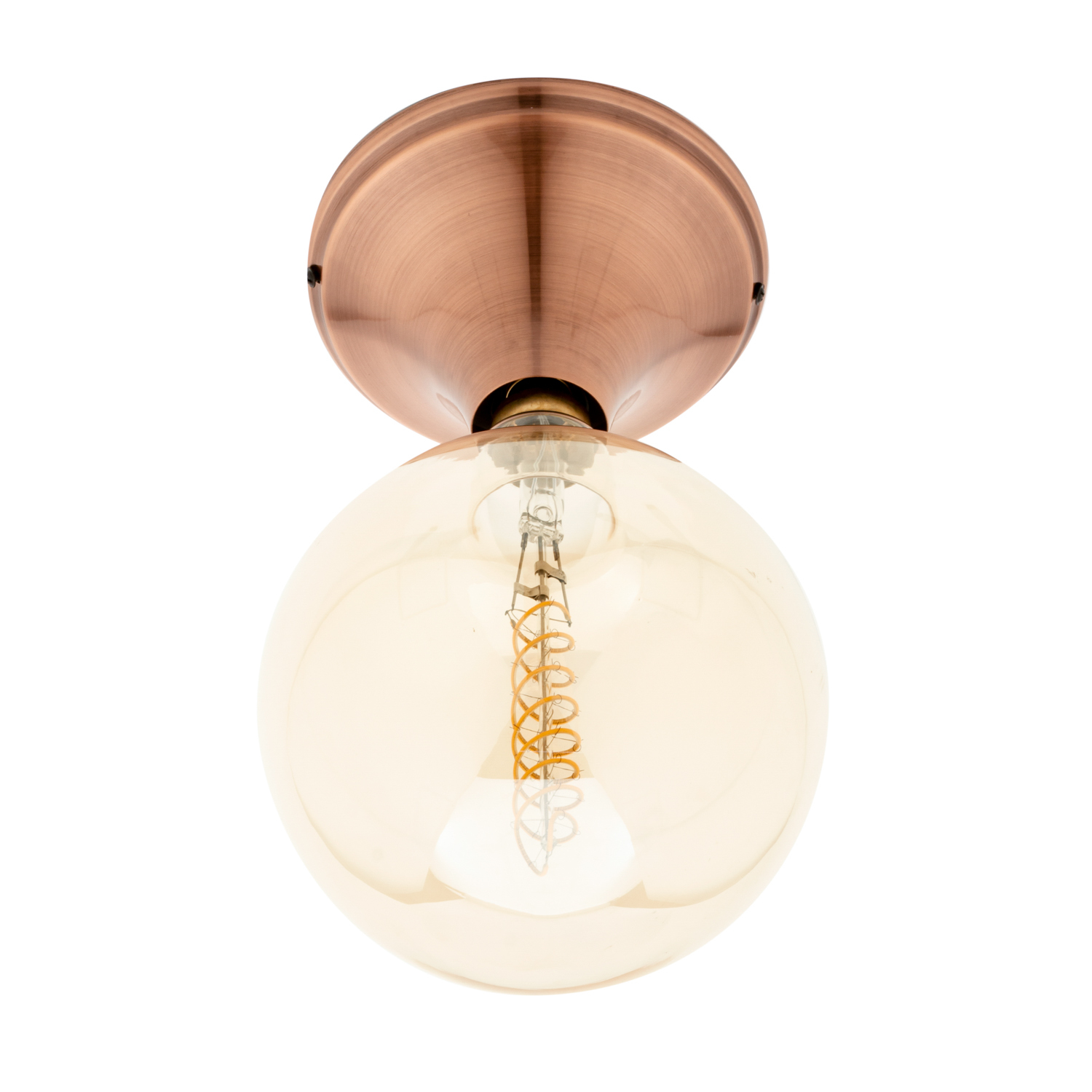 Pack of 2 Rosa 1 Light Flush Ceiling Cap Light