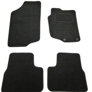 Peugeot 207 2006-2014 Tailored Carpet Car Mats Black Floor Set