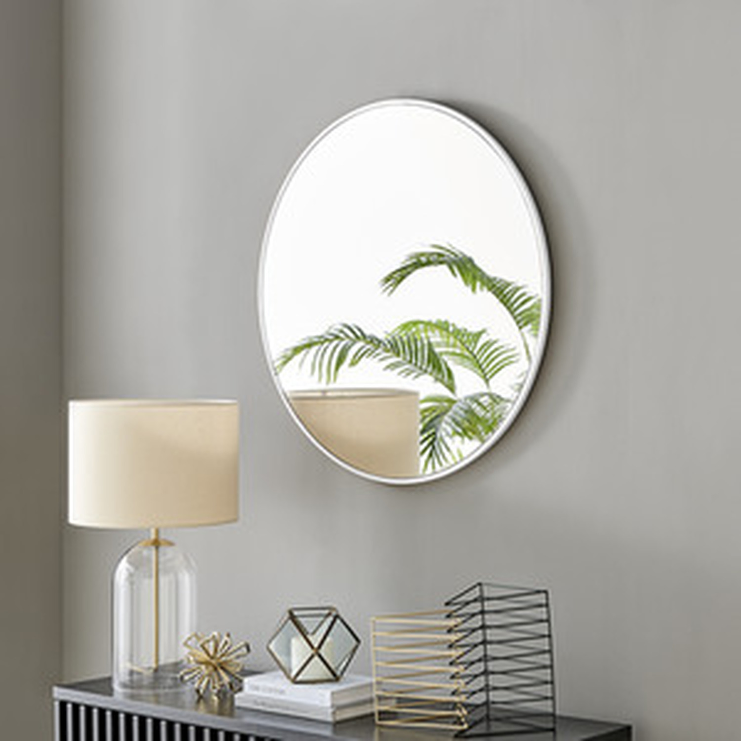 Furnitureboxuk Emma Round Gold Frame Wall Mirror Old - Gold / 80Cm