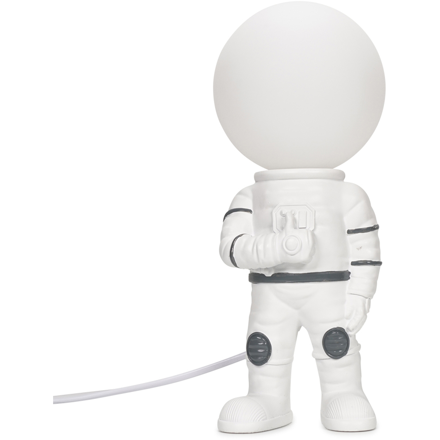 Tom Spaceman Kids Table Lamp - White