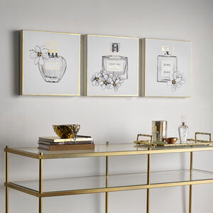 Art for the Home Pretty Perfume Bottles Printed Canvases