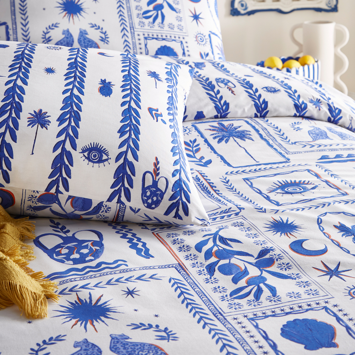 Fireze Abstract Duvet Cover Set - Blue King