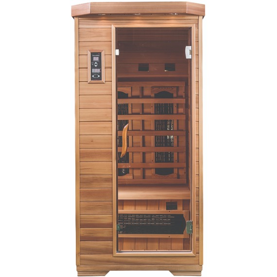 1 Person Indoor Luxury Cedar FAR Infrared Sauna EMR Neutral
