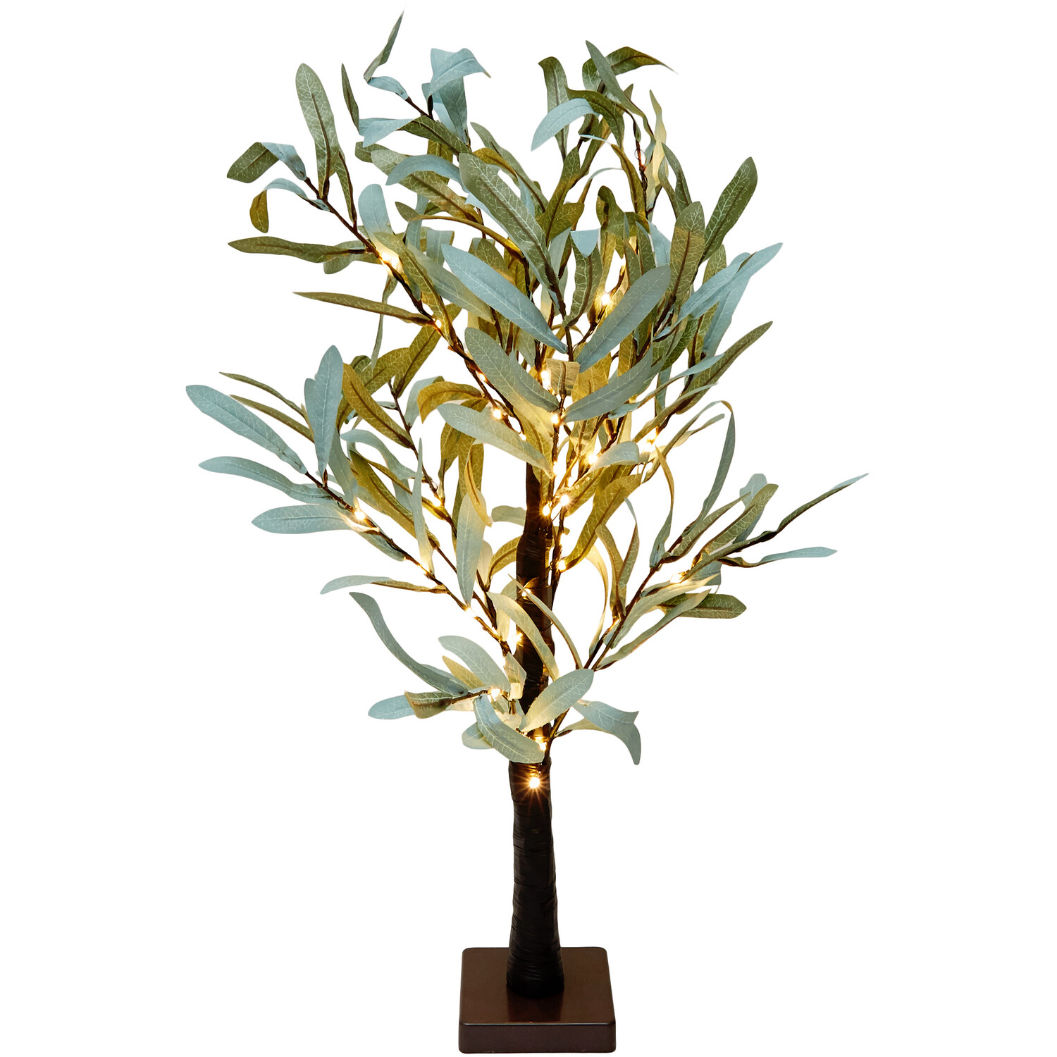 Led Frosted Leaf Tree