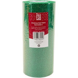 Christmas Tulle Fabric Roll