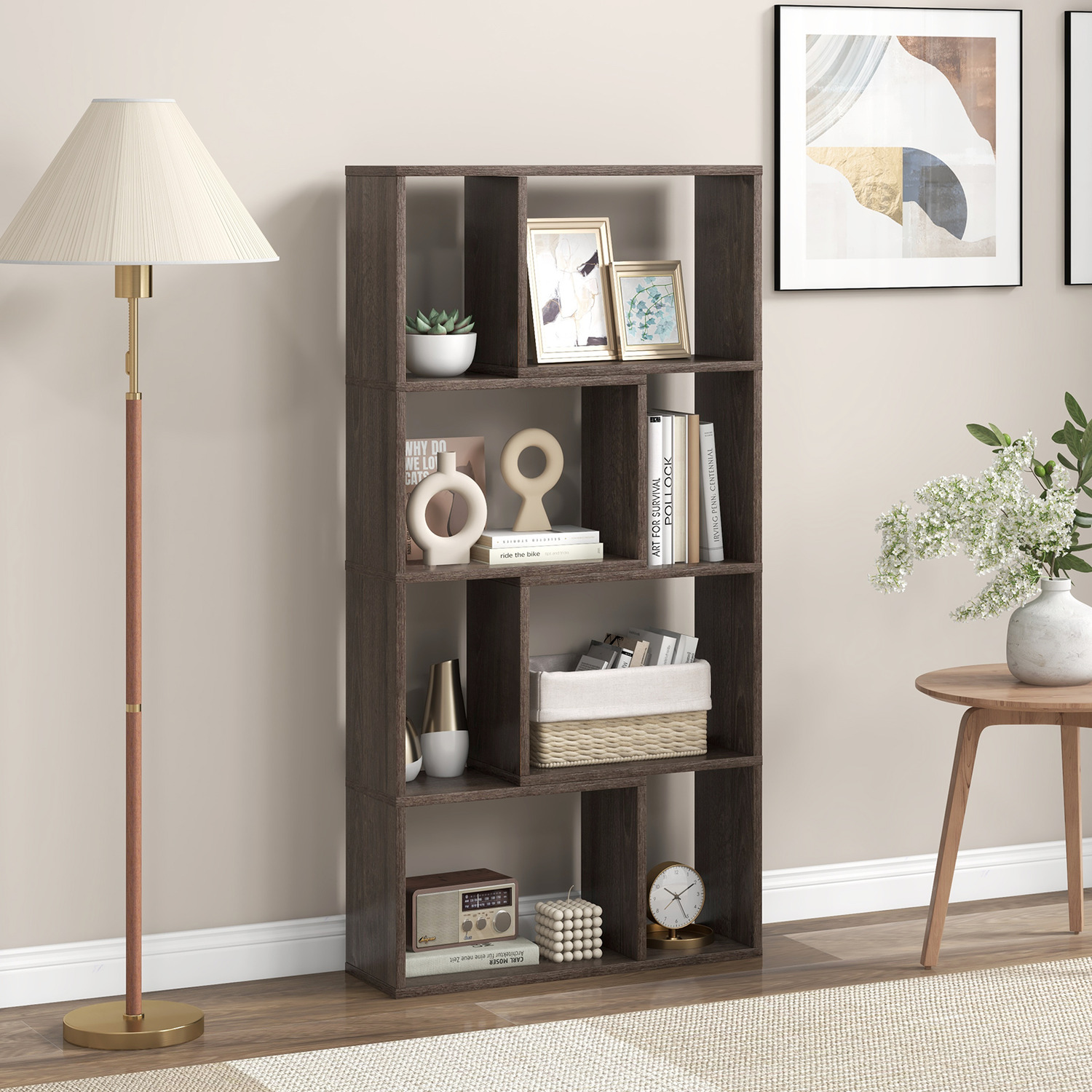8-cube Storage Organiser - Grey