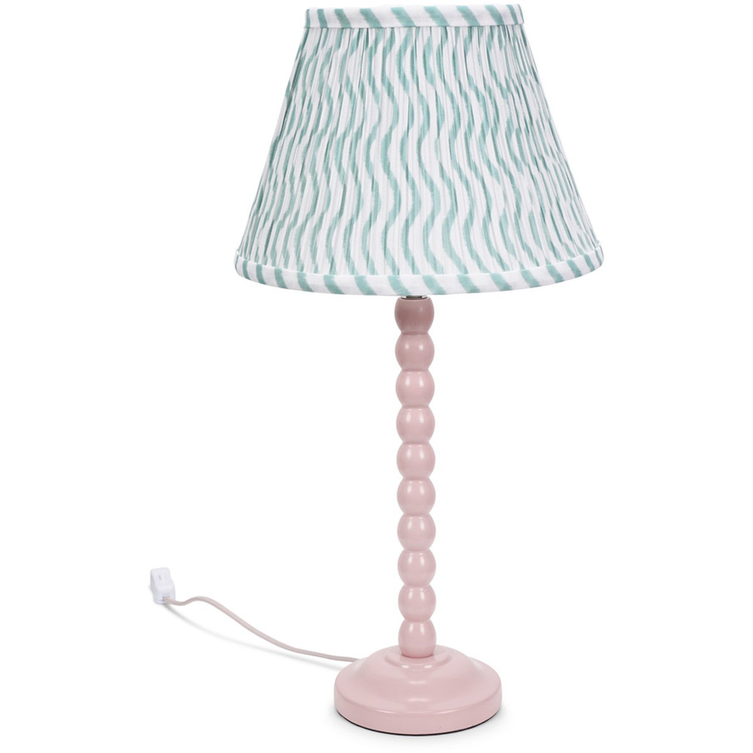 Image of Bobbins Rose Pink Table Lamp with&hellip;
