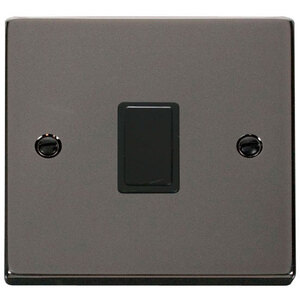 Black Nickel 1 Gang 20A DP Switch