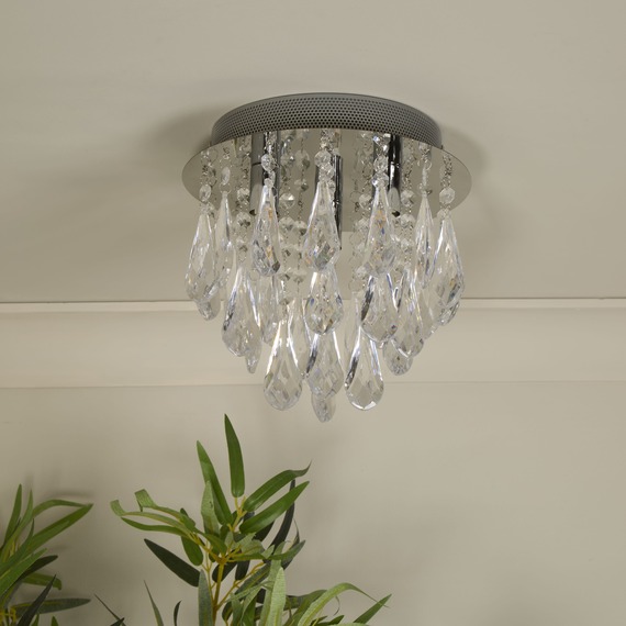 Celeste Cascade Ceiling Flush Light