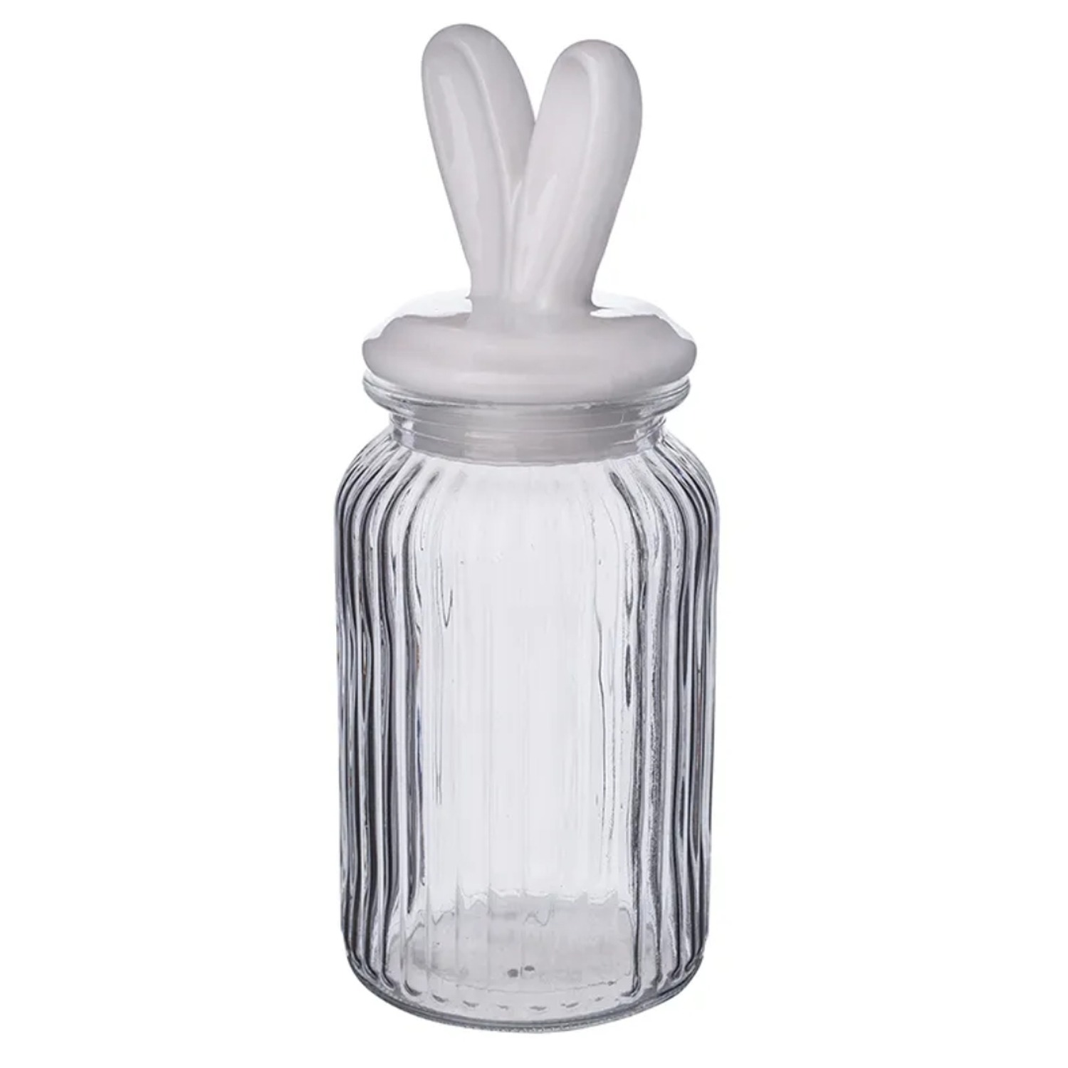 Image of Storage Jar With Bunny Ears -&hellip;