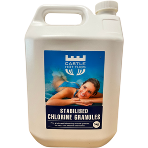 5kg Castle Hot Tubs Stabilised Chlorine Granules
