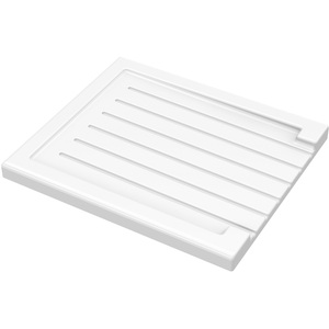 Fireclay Kitchen Worktop Sink Drainer with Grooves White 45x467mm