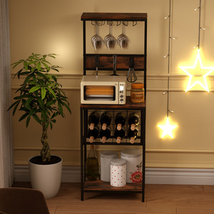 Freestanding Wine Rack Wine Bar Cabinet
