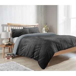 Maine Check Fluffy Fleece Duvet Set