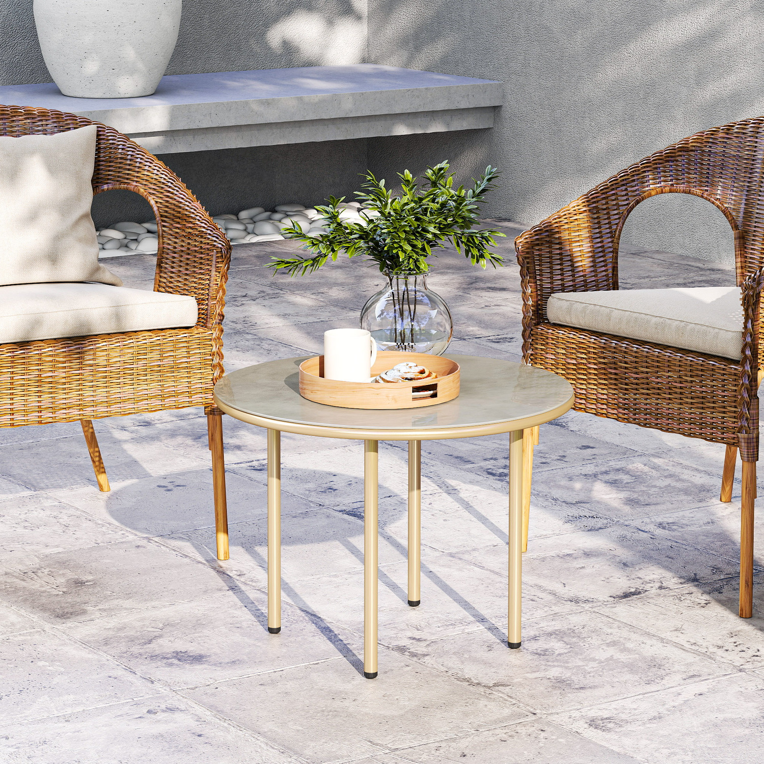 outsunny-round-small-garden-table