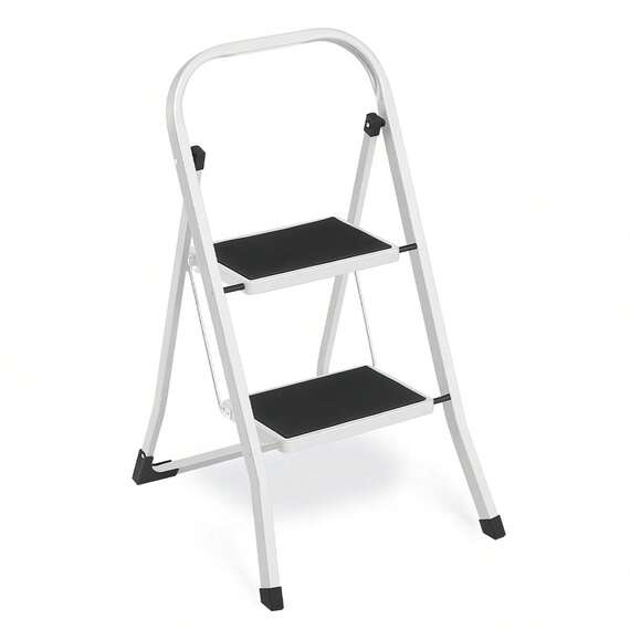 SONGMICS 2-Step Folding Ladder with Safety Lock