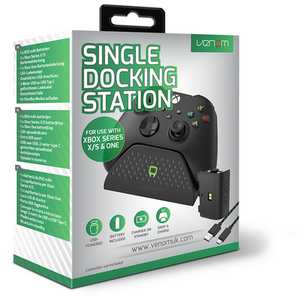 Venom Xbox Controller Charging Dock with Rechargeable Battery Pack