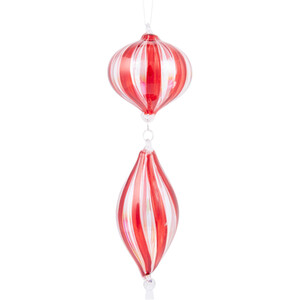 Lustre Candy Cane Droplet