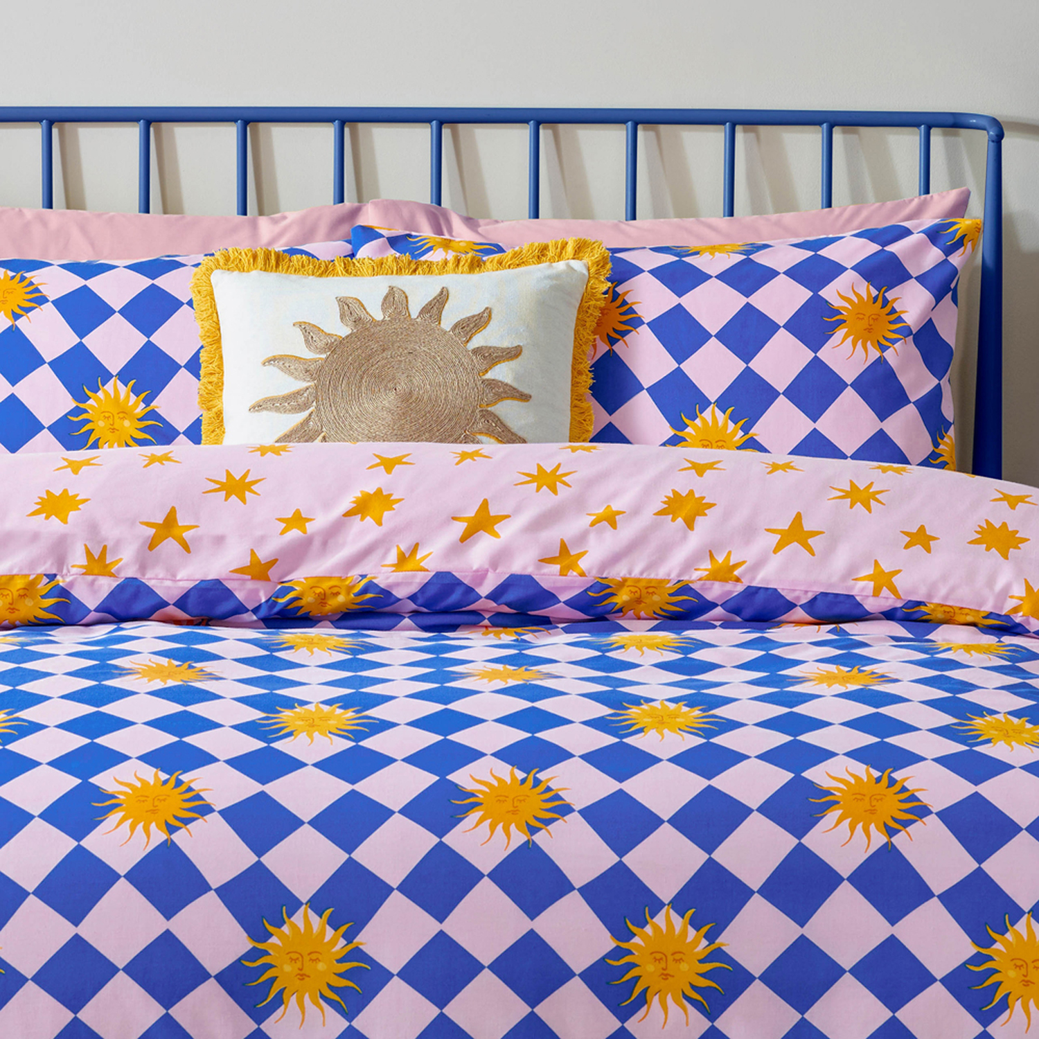 Antares Printed Duvet Cover Set - Multi Double