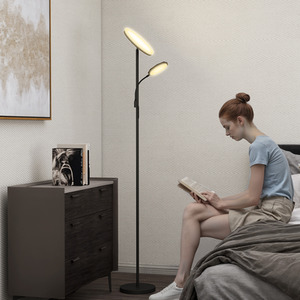 HOMCOM Floor Lamp with 4 Scene Modes