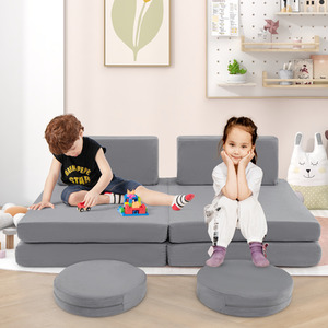 6 Piece Modular Kids Play Couch