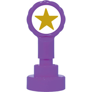 GOLD STAR Stamp for Marking By Artline and Xstamper Xclamations