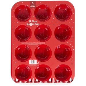 12 Cup Merry Christmas Muffin Pan
