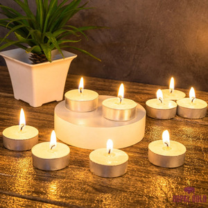 Pack of 100 Unscented Tea Lights