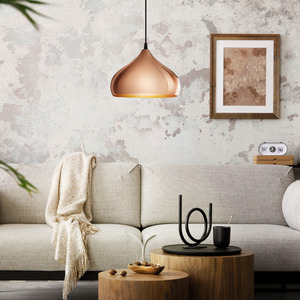 Eglo Hapton Rounded copper pendant