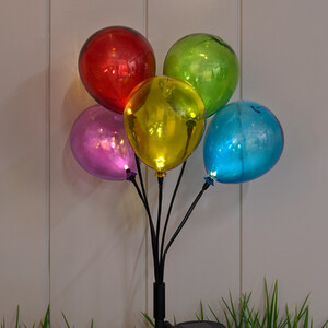 Solar Cluster Balloon Stake Light