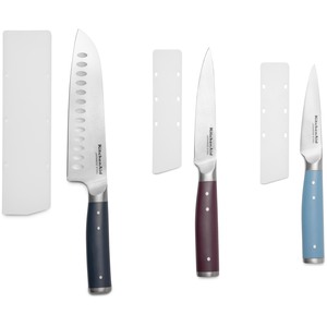 KitchenAid 3-Piece Knife Set, Santoku Knife, Utility Knife, Pairing Knife