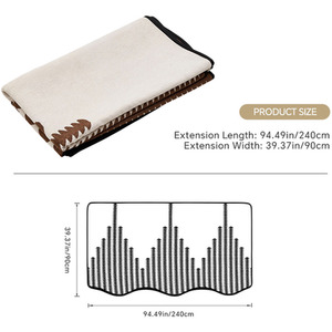 Brown / 240cm x 90cm 1Pc Chenille Anti-slip Sofa Cover Couch Furniture Protector shot 11601444