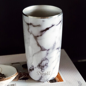 S'well Calacatta Gold Tumbler with Lid, 530ml