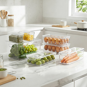Lifeideas Set of 7 Stackable Fridge Organisers