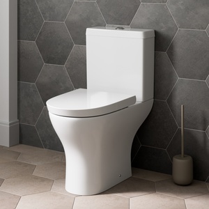 Short Projection Close Coupled Toilet