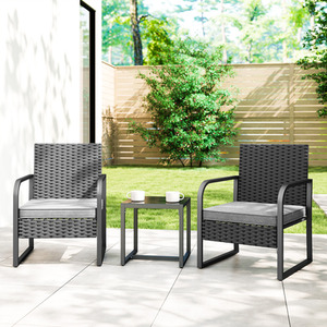 Outsunny Rattan Bistro Set