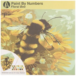 Floral Bee Paint By Numbers Kit
