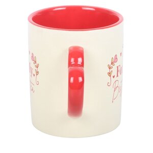 Bestie Heart Handle Mug Ceramic Gift for Galentines Day Birthdays
