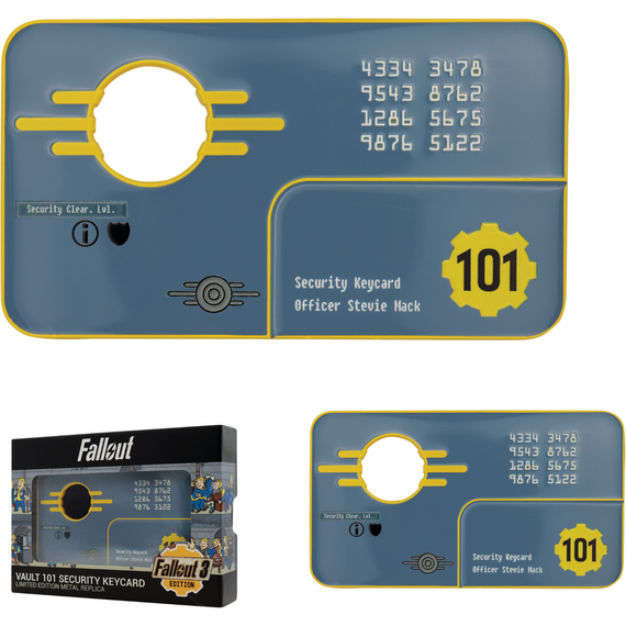 Fallout 3 Vault 101 Limited Edition Security Keycard Replica