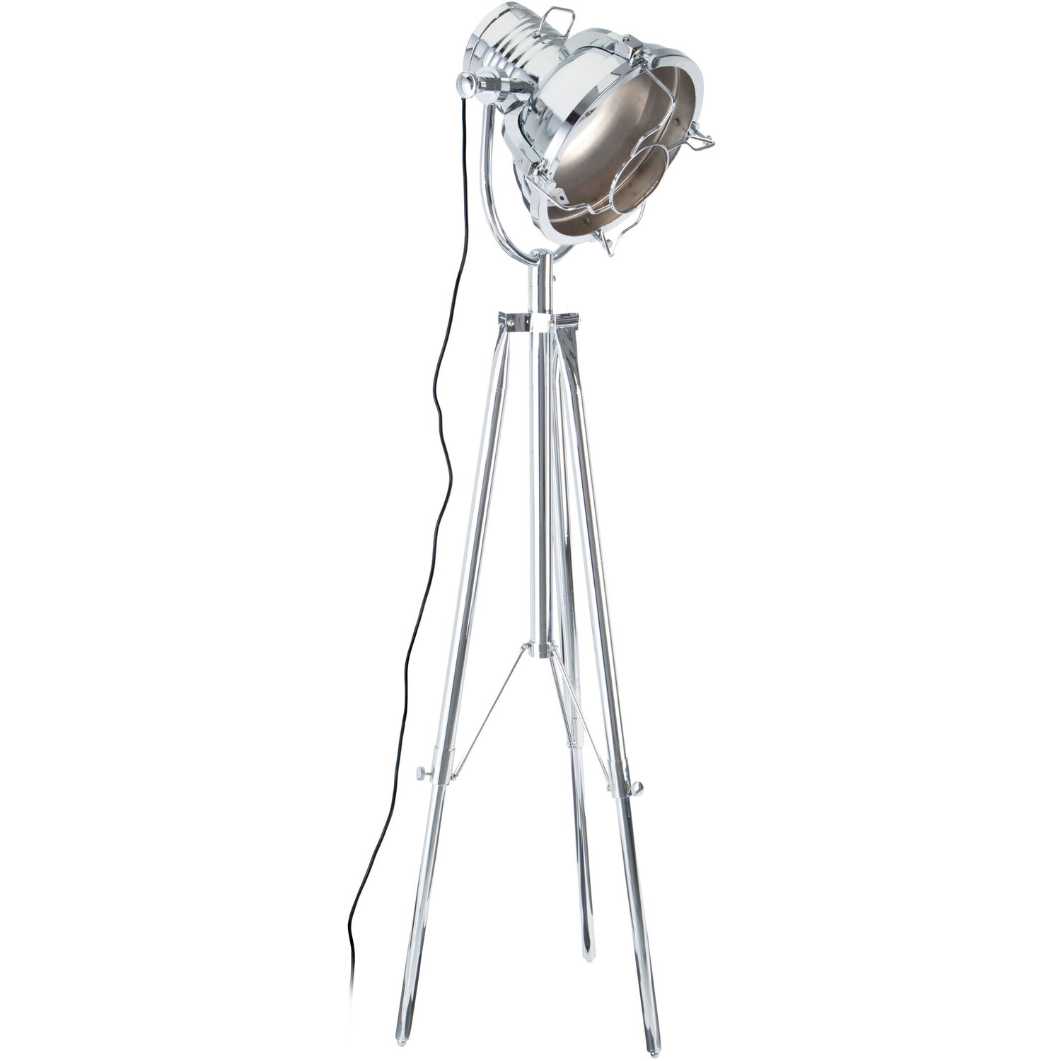 1Industrial Revolution Tripod Floor Lamp - Silver