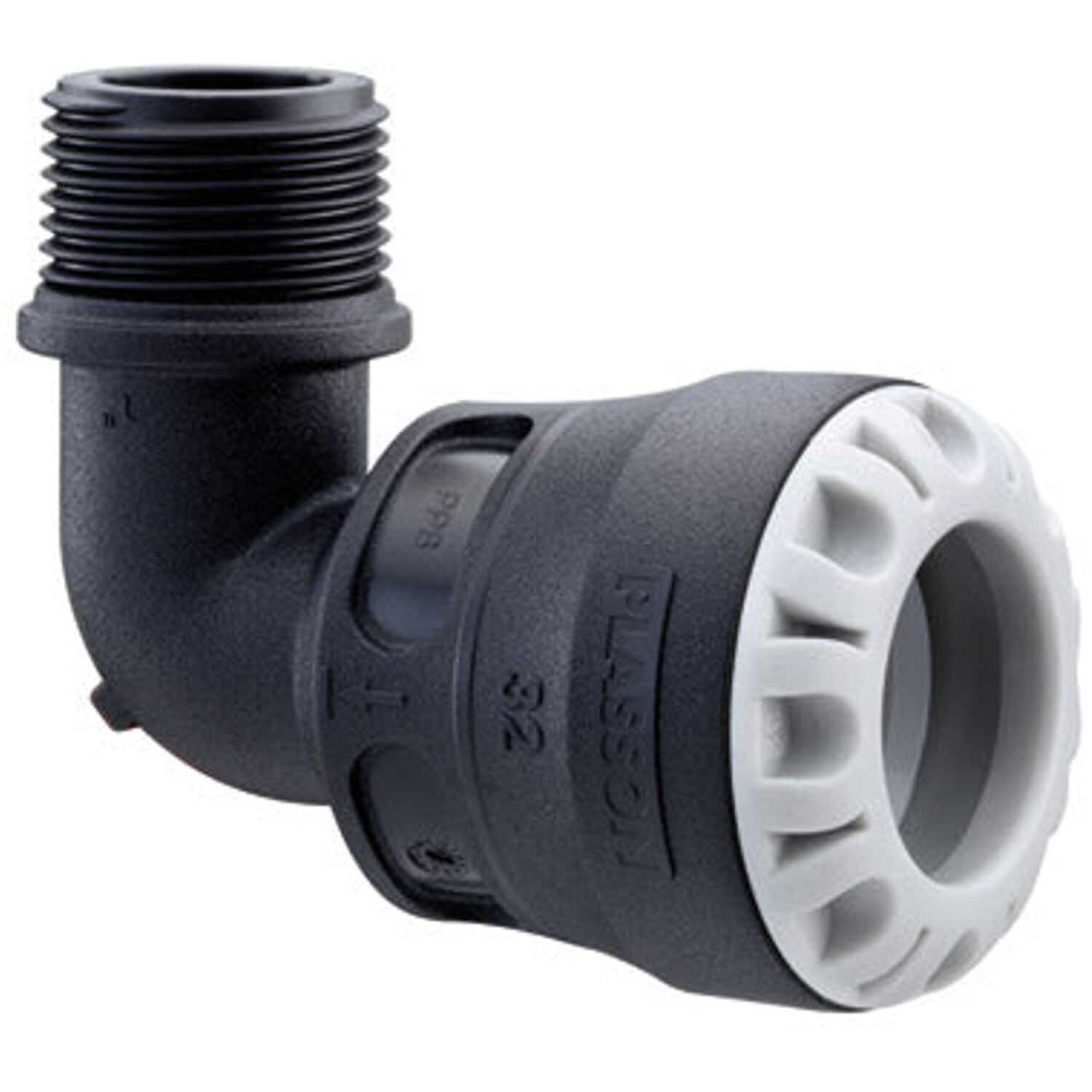 Plasson Pushfit Male Elbow - 25Mm X 3/4" Bspt 1085 (Pp1085u0025007) - Image 4